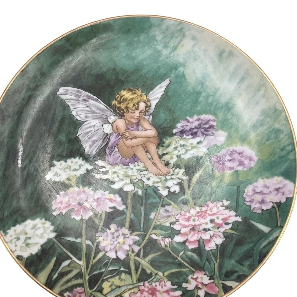 Villeroy‎ & Boch Flower Fairies Candytuft Fairy Collector Plate w/ Stand